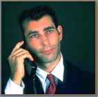 picture of a man with a telephone